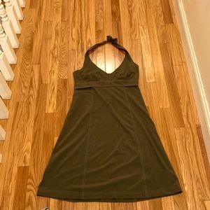 Olive green dress